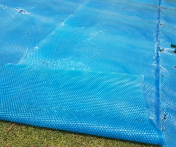 roller burn example on solar cover