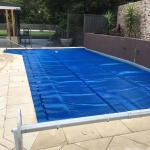 a solar pool cover and reel