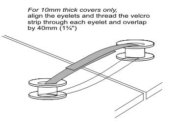 how to fit a spa foam cover