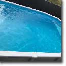 ABGAL liner in a decked in pool