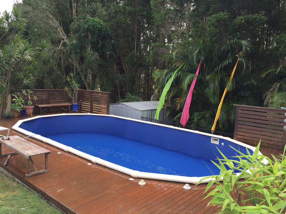 Unique Swimming Pool Liners For Above Ground Pools for Small Space